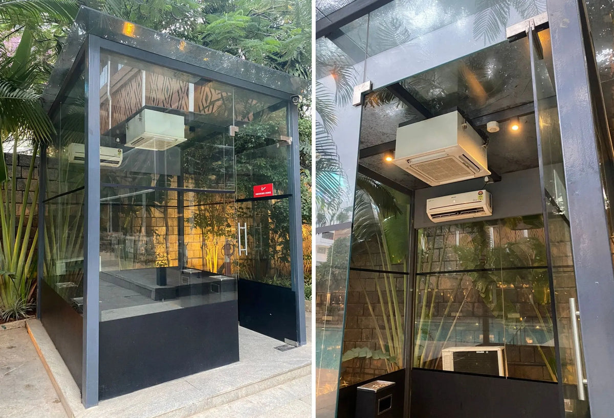 cigarette smoke absorber for room Cigar Bar Removal Case Study cigars and fire at the source The Stink Solution Smoke Odor