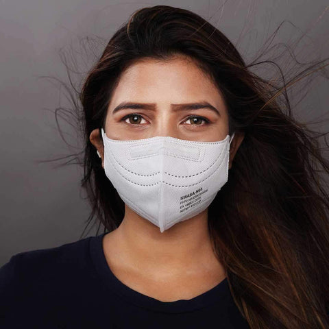 Swasa Mask (PM 0.3) N95 FFP2 (Pack of 5)