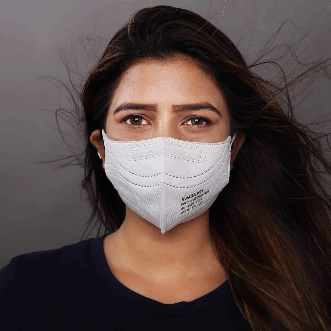 Swasa Mask (PM 2.5) N95 FFP2 (Pack of 10) Atlanta Healthcare India
