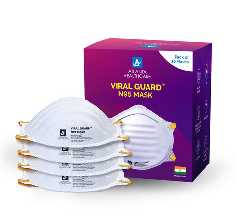 Viral Guard™ N95 Face Masks [Pack of 10] - Atlanta Healthcare
